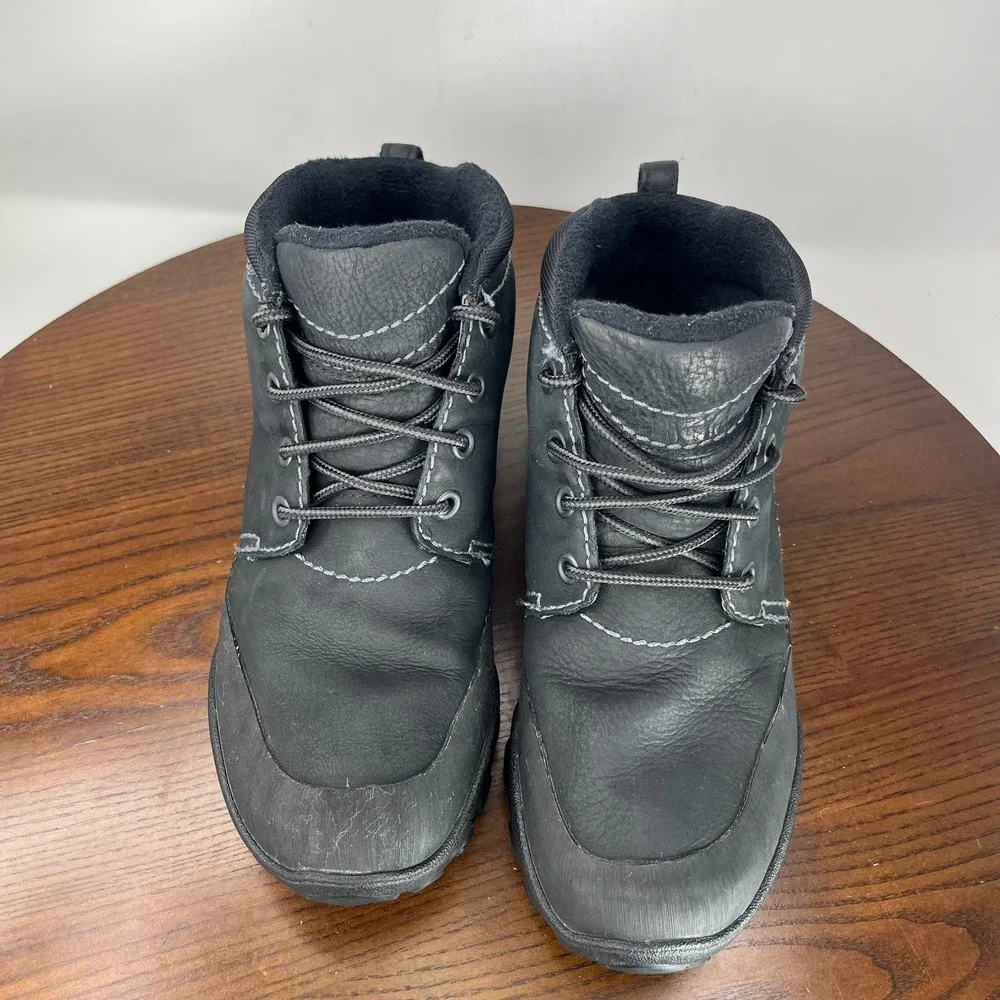 Merrell Coda Mid Boots Mens 8 Black Leather Lace Up Waterproof Outdoor Ortholite